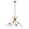 Best Pirce ⌛ Patriot Lighting® Atom Golden 6-Light Chandelier ❤️ -Patriot Light Store 351 9130 P
