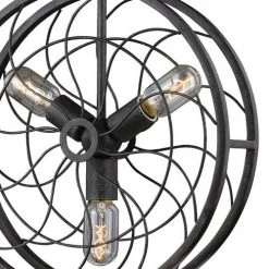 Outlet 🧨 Patriot Lighting Elegant Home Patriot Lighting® Elegant Home Gwen Silver Patina 3-Light Pendant ✔️ -Patriot Light Store 351 9134 FG