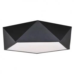 Hot Sale ⭐ Patriot Lighting® Pascal Black Integrated LED Flush Mount Ceiling Light ✨