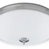 Hot Sale ❤️ Patriot Lighting® Legend Brushed Nickel Integrated LED Flush Mount Ceiling Light 👍