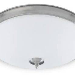 Hot Sale ❤️ Patriot Lighting® Legend Brushed Nickel Integrated LED Flush Mount Ceiling Light 👍