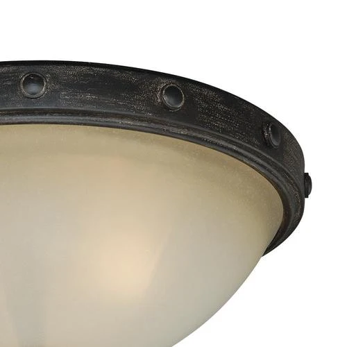 Budget 👏 Patriot Lighting® Lancaster Black Walnut 2-Light Flush Mount Ceiling Light ❤️ 4 Budget 👏 Patriot Lighting® Lancaster Black Walnut 2-Light Flush Mount Ceiling Light ❤️ - Image 2