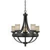 Flash Sale 🛒 Patriot Lighting® Lancaster 5-Light Black Walnut Chandelier 😉 -Patriot Light Store 351 9575 P