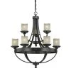New 😀 Patriot Lighting® Lancaster 9-Light Black Walnut Chandelier ✨ 1 New 😀 Patriot Lighting® Lancaster 9-Light Black Walnut Chandelier ✨ -Patriot Light Store 351 9576 P