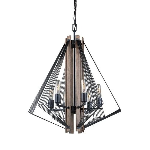 Best Pirce 🎁 Patriot Lighting® Rochester 6-Light Black Iron & Brunished Oak Chandelier 🧨 3 Best Pirce 🎁 Patriot Lighting® Rochester 6-Light Black Iron & Brunished Oak Chandelier 🧨