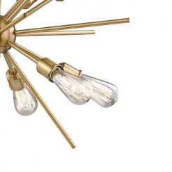 Best Sale ✔️ Patriot Lighting® Oscar 12-Light Natural Brass Chandelier 🧨 -Patriot Light Store 351 9591 FG