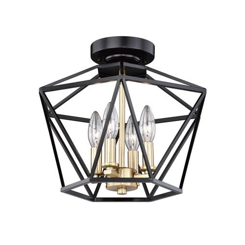 Best Sale 👍 Patriot Lighting® Roma Noble Bronze & Natural Brass 4-Light Semi-Flush Mount Ceiling Light 🧨 3 Best Sale 👍 Patriot Lighting® Roma Noble Bronze & Natural Brass 4-Light Semi-Flush Mount Ceiling Light 🧨