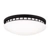 Cheapest 🛒 Patriot Lighting® Julius Black Integrated LED Flush Mount Ceiling Light ✨ -Patriot Light Store 3510008 Master