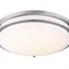 Budget 🧨 Patriot Lighting® Gilda II Brushed Nickel 19" Integrated LED Flush Mount Ceiling Light ⌛ 2 Budget 🧨 Patriot Lighting® Gilda II Brushed Nickel 19" Integrated LED Flush Mount Ceiling Light ⌛ -Patriot Light Store 3510012