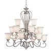 Flash Sale 👏 Patriot Lighting® Riviera 15-Light Antique Pewter Chandelier 👍 -Patriot Light Store 3510175