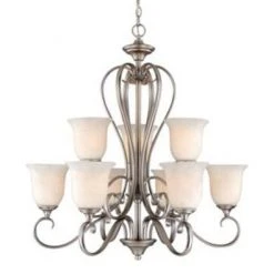 Coupon ✔️ Patriot Lighting® Riviera 9-Light Antique Pewter Chandelier ⌛