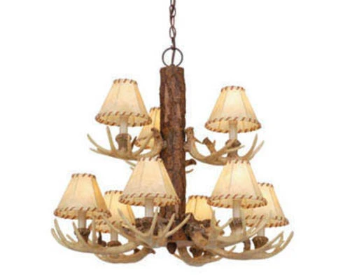Buy ✨ Patriot Lighting® Lodge 9-Light Noachian Stone Chandelier 🌟 3 Buy ✨ Patriot Lighting® Lodge 9-Light Noachian Stone Chandelier 🌟