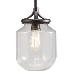 Discount ❤️ Patriot Lighting® Judd 13" Olde Bronze 1-Light Mini Pendant 👍