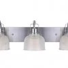 New ✔️ Patriot Lighting® Dynasty Brushed Nickel 3-Light Vanity Light ❤️ 2 New ✔️ Patriot Lighting® Dynasty Brushed Nickel 3-Light Vanity Light ❤️ -Patriot Light Store 3514456
