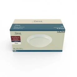 Best deal 🔥 Patriot Lighting® Livia White 1-Light Flush Mount Ceiling Light 6 Pack 🔔 -Patriot Light Store 3514709Package