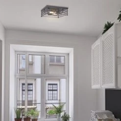 Outlet 👏 Patriot Lighting® Gaven Matte Black 2-Light Flush Mount Ceiling Light - 2 Pack ❤️ 9 Outlet 👏 Patriot Lighting® Gaven Matte Black 2-Light Flush Mount Ceiling Light - 2 Pack ❤️ -Patriot Light Store 3514748 Alt3