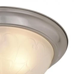 Flash Sale 🧨 Patriot Lighting® Paula Satin Nickel 2-Light Flush Mount Ceiling Light - 2 Pack 🎁 -Patriot Light Store 3514758 Alt2