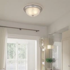 Flash Sale 🧨 Patriot Lighting® Paula Satin Nickel 2-Light Flush Mount Ceiling Light - 2 Pack 🎁 -Patriot Light Store 3514758 Alt3