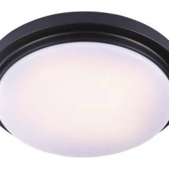 Hot Sale ✔️ Patriot Lighting® Flinn Black LED Flush Mount Ceiling Light 2-Pack ✔️ -Patriot Light Store 3514765 P AP