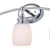 New ✨ Patriot Lighting® Palms Chrome 3-Light Vanity Light With Outlet ⌛ -Patriot Light Store 3515025 IVL418B03CH M