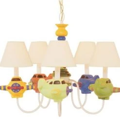 Best Sale ❤️ Patriot Lighting® Airplane 5-Light Chandelier 👍