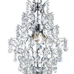 Flash Sale 😉 Patriot Lighting® Elegant Home Kirsten 3-Light Crystal Chandelier 💯