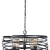 Best Sale ❤️ Patriot Lighting® Ryland Black 5-Light Pendant 🔔 -Patriot Light Store 3518049 IPL411B05BK22