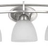Brand new 🔥 Patriot Lighting® Meila 3-Light Brushed Nickel LED Vanity Light ✔️ -Patriot Light Store 3518310 73959 PAT