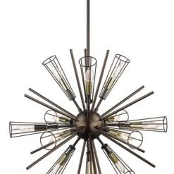Wholesale ❤️ Patriot Lighting® Sulien Bronze 12 Light Pendant Light 👍