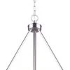 Best Sale 🌟 Patriot Lighting® Caylon Brushed Nickel 3 Light Pendant 🌟 -Patriot Light Store 3518338