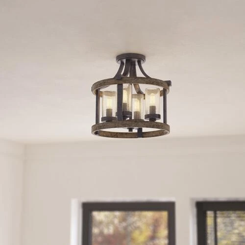 Best reviews of ❤️ Patriot Lighting® Elegant Home Brooklyn Natural Iron & Distressed Faux Wood 4-Light Pendant 🔥 7 Best reviews of ❤️ Patriot Lighting® Elegant Home Brooklyn Natural Iron & Distressed Faux Wood 4-Light Pendant 🔥 - Image 5