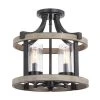 Best reviews of ❤️ Patriot Lighting® Elegant Home Brooklyn Natural Iron & Distressed Faux Wood 4-Light Pendant 🔥 -Patriot Light Store 3518367 Master