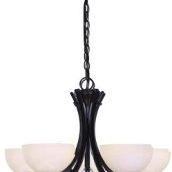 Best reviews of 🧨 Patriot Lighting® Chantelle 5-Light Matte Black Chandelier 🔔