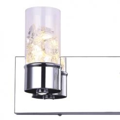 Deals 🎁 Patriot Lighting® Elegant Home Lilika Chrome 3-Light Integrated LED Vanity Light ❤️ -Patriot Light Store 3518445 DETAIL