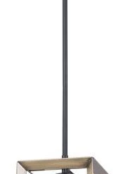 Promo ✨ Patriot Lighting® Ottilee Matte Black And Gold 1-Light Pendant 🔥