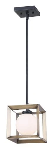 Promo ✨ Patriot Lighting® Ottilee Matte Black And Gold 1-Light Pendant 🔥 3 Promo ✨ Patriot Lighting® Ottilee Matte Black And Gold 1-Light Pendant 🔥