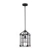 Buy 🥰 Patriot Lighting® Elegant Home Levon Weathered Gray Faux Wood & Black 1-Light Mini Pendant ✨ -Patriot Light Store 3518470 Master
