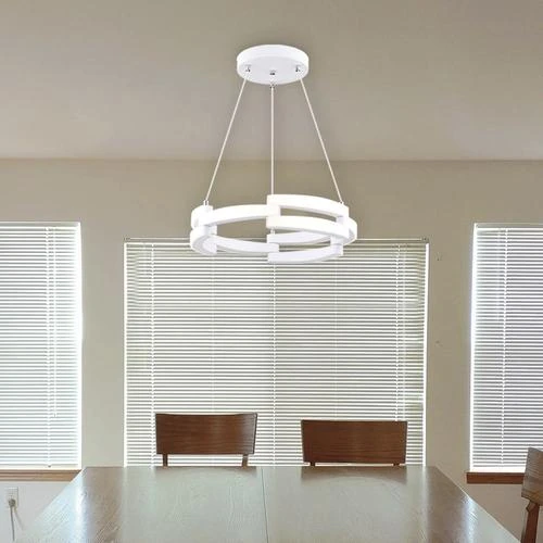 Best deal ⌛ Patriot Lighting® Zane White Integrated LED Pendant ⌛ 5 Best deal ⌛ Patriot Lighting® Zane White Integrated LED Pendant ⌛ - Image 3
