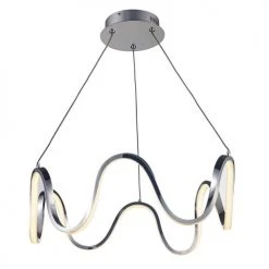 Deals ⭐ Patriot Lighting® Clyde Chrome Integrated LED Pendant 👏