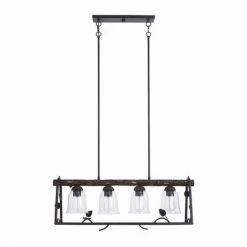 Discount 🔔 Patriot Lighting® Spruce Black Walnut 4-Light Island Light ❤️ 12 Discount 🔔 Patriot Lighting® Spruce Black Walnut 4-Light Island Light ❤️ -Patriot Light Store 3518602 Alt1