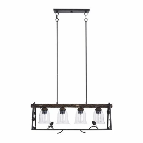 Discount 🔔 Patriot Lighting® Spruce Black Walnut 4-Light Island Light ❤️ 6 Discount 🔔 Patriot Lighting® Spruce Black Walnut 4-Light Island Light ❤️ - Image 4