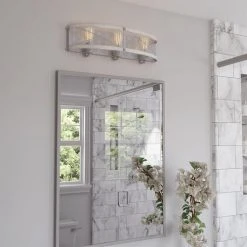 Brand new ✔️ Patriot Lighting® Bea White Wash Faux Wood And Galvanized 3-Light Vanity Light ⭐ -Patriot Light Store 3518610 Alt3