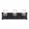 Wholesale 🎁 Patriot Lighting® Levon Weathered Gray Faux Wood And Black 3-Light Vanity Light ✨ 2 Wholesale 🎁 Patriot Lighting® Levon Weathered Gray Faux Wood And Black 3-Light Vanity Light ✨ -Patriot Light Store 3518616 Master
