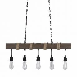 Cheapest ⭐ Patriot Lighting® Joyce Natural Wood And Black 5-Light Island Light 💯 10 Cheapest ⭐ Patriot Lighting® Joyce Natural Wood And Black 5-Light Island Light 💯 -Patriot Light Store 3518622 Alt1