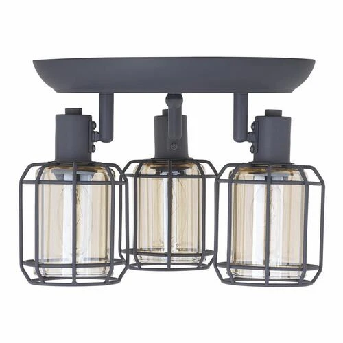 Buy 🌟 Patriot Lighting® Dorian Matte Gray 3-Light Track Light ✨ 5 Buy 🌟 Patriot Lighting® Dorian Matte Gray 3-Light Track Light ✨ - Image 3