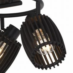 Wholesale 🥰 Patriot Lighting® Bernard Matte Black 3-Light Track Light 🥰 -Patriot Light Store 3518629 Alt2