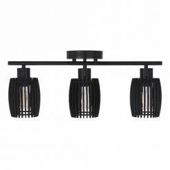 Budget 🤩 Patriot Lighting® Bernard Matte Black 3-Light Track Light ⭐ -Patriot Light Store 3518630 Alt1