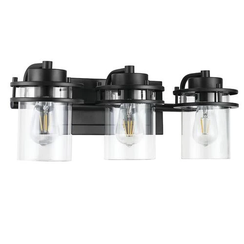 Best reviews of 😍 Patriot Lighting® Joska Matte Black 3-Light Vanity Light ✨ 6 Best reviews of 😍 Patriot Lighting® Joska Matte Black 3-Light Vanity Light ✨ - Image 4