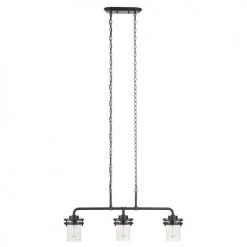 Buy 😀 Patriot Lighting® Joska Matte Black 3-Light Island Light 👏 -Patriot Light Store 3518633 20734 FV fulllengthOFF