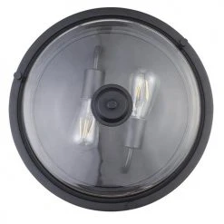 Wholesale 🛒 Patriot Lighting® Joska Matte Black 2-Light Flush Mount Ceiling Light 👍 14 Wholesale 🛒 Patriot Lighting® Joska Matte Black 2-Light Flush Mount Ceiling Light 👍 -Patriot Light Store 351863520732 BVoff